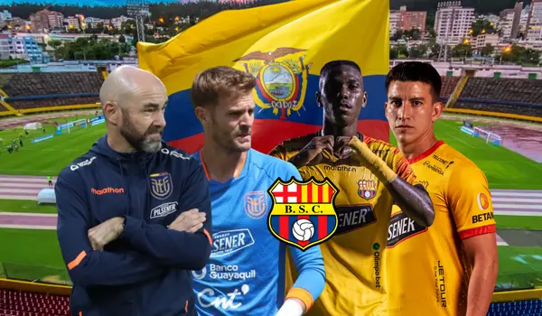 Junto a Burrai, los 7 jugadores de Barcelona SC que habría llamado Félix Sánchez a La Tri